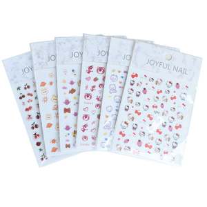 2025 cómo vender <span class=keywords><strong>pegatinas</strong></span> de uñas de dibujos animados oso Animal gato bolsa conejo divertido y lindo Animal calcomanías y <span class=keywords><strong>pegatinas</strong></span> y arte de pared - Product Image 1