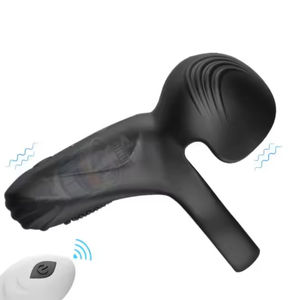 Masajeador de Próstata Eléctrico de Silicona IPX7, Anillo Vibrador Anal para la Eyaculación, Juguetes Anales para Adultos Personalizados - Product Image 2