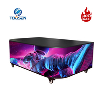 Mesa Portátil para DJ con Pantalla LED de Video Wall, Resolución 8K, Frecuencia de Actualización de 3840Hz, Alto Brillo, Pantalla de Exhibición para Mostrador de Stand de Exposiciones