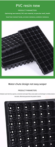 Plateaux <span class=keywords><strong>de</strong></span> <span class=keywords><strong>semis</strong></span> en plastique Ubest durables à 21/32/50/72/105/128 cellules avec couvercles pour la germination des fleurs et des légumes - Product Image 3