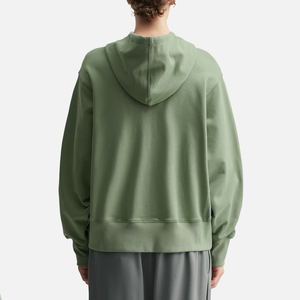 Sweat à capuche zippé pour homme avec logo personnalisé – Veste à capuche en coton doux et polyester avec poignets côtelés et poches avant - Product Image 5
