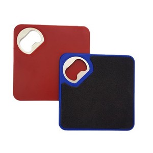 Custom Logo Bottle Opener Coaster Multi Function Drink Promotional Gift Set for Corporate Events Business Advertising