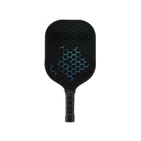 Raquette de pickleball ultra-légère en fibre de carbone, ovale standard, noyau de 16 mm, longueur de 42 cm, poids de 230 g, qualité compétition, pour l'extérieur