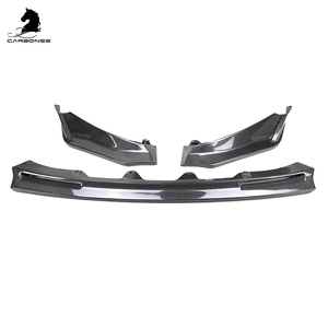 Vendedor caliente Auto Accesorios Wet Carbon Fiber V Tipo 3 PCS Parachoques delantero Labio para <span class=keywords><strong>BMW</strong></span> G80 M3 G82 M4 2021 + - Product Image 2