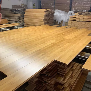 Plancher en <span class=keywords><strong>bambou</strong></span> tissé de brin solide commercial amical plancher en bois à la maison d'intérieur plancher en bois horizontal de charbon de bois imperméable - Product Image 4