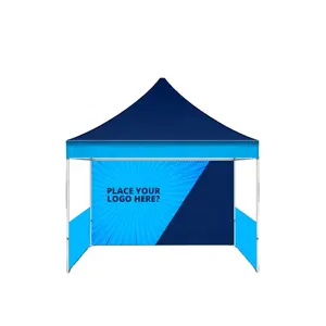 Tenda a baldacchino in acciaio personalizzata 10x10 che pubblicizza tende Pop-Up per eventi espositivi per fiere all'aperto