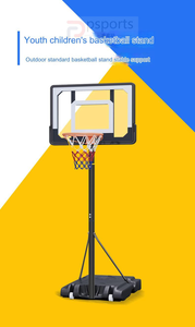Panier de <span class=keywords><strong>Basket</strong></span>-ball pour Enfant Réglable en <span class=keywords><strong>Hauteur</strong></span>, Intérieur/Extérieur, avec Support d'Entraînement - Product Image 3