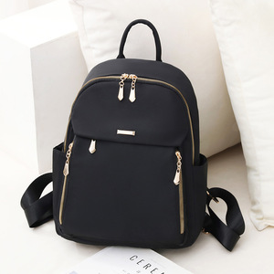 Korean Fashion Anti-Theft Waterproof Oxford Cloth Women's <b>Backpack</b> Zipper Closure-for Travel and <b>School</b> latop case - Product Image 4