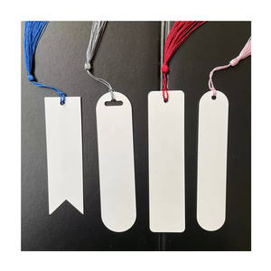 ที่คั่นหนังสืออะลูมิเนียมเคลือบเงาสีขาวแบบกำหนดเอง ปี <span class=keywords><strong>2026</strong></span> สำหรับงานพิมพ์แบบระเหิดสองด้าน พร้อมพู่ห้อย - Product Image 1