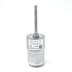 Motor de Engranajes Mini DC Mgl37jgb-3530, 24V, Engranaje Metálico, Eje Roscado Largo, Velocidad Ajustable, Rotación Reversible, Automatización, Robótica - Product Image 1