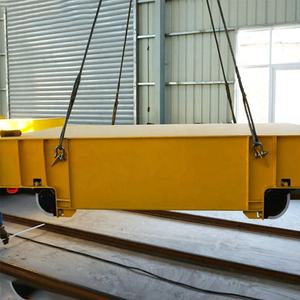 مقطورة تحمل الثقيلة بمحرك يموت boie على السكك الحديدية لشقة - Product Image 4