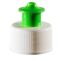 PP push pull cap couvercle en plastique emballage de jus pochette de jus bouchons de bec en plastique