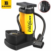 Pompe à pied portable en acier pour vélo, mini-pompe à main avec adaptateur de valve pour pompe de sol, modèle 2026, offre spéciale