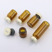 Flacon compte-gouttes vide en verre ambré de 3 ml, 5 ml, 7 ml, 10 ml avec bouchon en caoutchouc pour le stockage d'huiles essentielles et de sérums – Vente en gros