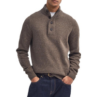 Pull en maille mélangée de laine pour homme, col boutonné, style décontracté, idéal pour l'hiver et les rassemblements en extérieur, qualité supérieure, style chic, vente en gros sur mesure