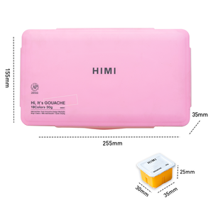 <span class=keywords><strong>Himi</strong></span> Pinturas — nouveau <span class=keywords><strong>Gouache</strong></span> De 18 couleurs, pour artiste - Product Image 2