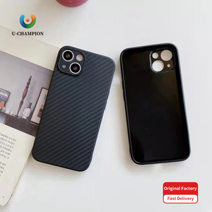 Funda para iPhone con textura de fibra de carbono, proceso de pasta de agua, resistente a caídas, para iPhone X, Xr, 12, 13, 14, 15, 16, 17 Pro Max - Product Image 1