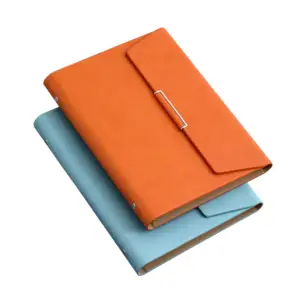 Caderno de negócios personalizado, alta qualidade, 6 anel binder planner, personalizado, escritório, papelaria, escrita, couro pu, caderno de negócios