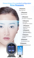 Analizador Facial de Piel con Espejo Mágico 3D, Análisis de Acné con IA, Escáner Facial Completo, Uso Comercial, Pantalla de 21.5 Pulgadas, Multi-Plug