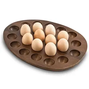 18 Stackable Egg Holder - Egg Storage - Farmhouse Egg Rack - Fresh Egg  Storage - Wooden Egg Holder - Wood Egg Carton - Wooden Egg Rack