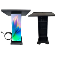 Podio Digital LED Flexible Portátil Personalizable P1.86 para Interiores con Pantalla LED para Conferencias, Discursos y Eventos