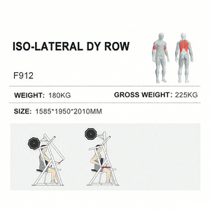 Rowing High Quality Gym Equipment Plate Loaded Prime Seated Row for Commercial WD-F912 Your Trusted Fitness Deliver - Product Image 5