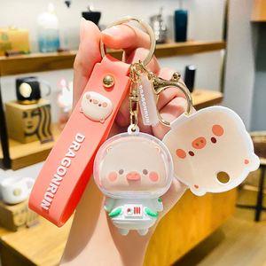 2023 Hot Sale Fashion Key Chain <b>Ring</b> <b>Keyring</b> Pendant 3D Soft PVC Creative Cute Astronaut Pig Keychain - Product Image 6