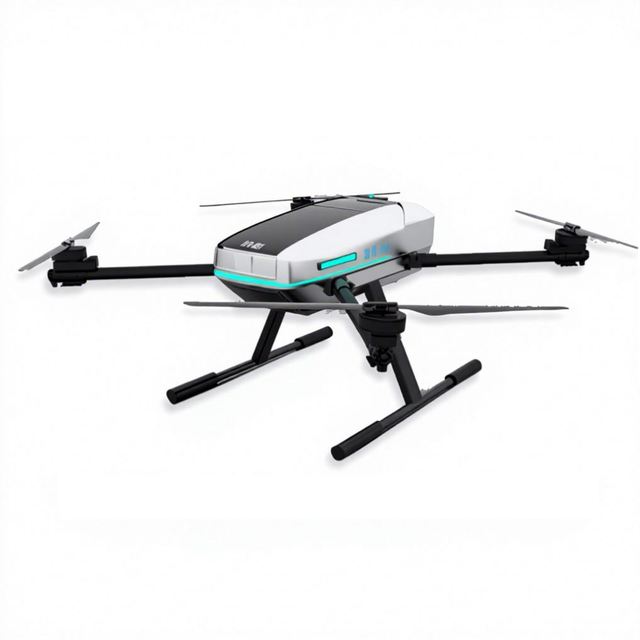Hydrogen Fueled UAV Transport Drone with Dual Battery Remote Control-Drone Delivery Engineering Machinery Accessories