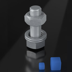 Perno hexagonal BFT Baifit M16x80 de acero al carbono grado A, zincado, para la industria de la construcción - Product Image 3