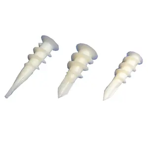 White nylon self drilling drywall hollow wall anchors for plasterboard