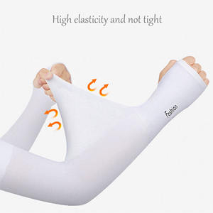 حرير ثلجي ناعم 50 + أكمام صيفي واقي من الشمس سريع الجفاف ضغط تسمي - Product Image 2