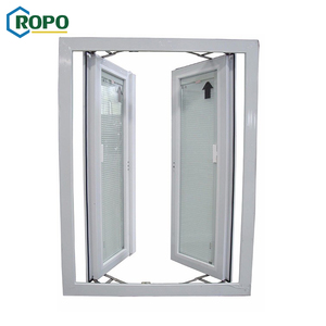 Ventana Abatible de PVC de Alta Calidad con Doble Acristalamiento para Edificios AS2047, <span class=keywords><strong>Ropo</strong></span> Fuzhou - Product Image 3