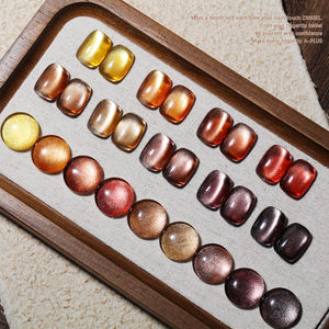 Zrkgel เจลเคลือบเงาเล็บเจลตาแมวแสงจันทร์9สีสำหรับร้านทำเล็บแบบแม่เหล็ก - Product Image 4