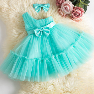 New Unique Design Newborn Princess Tutu <b>Toddler</b> Girls Dresses Baby First 1st Year Birthday Infant Stitching Mesh Party Dress - Product Image 5