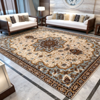 Tapis en velours cristal persan personnalisés pour salon, tapis bohème, grands tapis et carpettes sur mesure