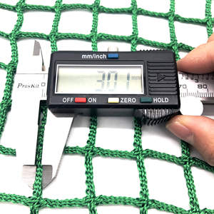 Verde Knotless Segurança <span class=keywords><strong>Net</strong></span> Construção Construção Baixo Preço Queda Prisão <span class=keywords><strong>Net</strong></span> 3mm 2cm Diamante Malha Nylon/PE/PP Materiais ao ar livre - Product Image 3
