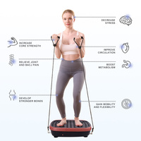 Machine d'exercice Plate-forme vibrante Plate-forme vibrante professionnelle Powerfit pour tout le corps Machines vibrantes