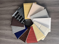 Panneaux muraux sandwich en polyuréthane composite aluminium YAOQING, panneaux d'isolation murale extérieure pour maison mobile