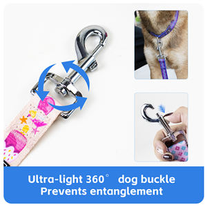 Correa de perro colorida de verano mejorada de Kingspeed, correa de mascota con estampado Multicolor, correa de cachorro de tres tamaños - Product Image 5