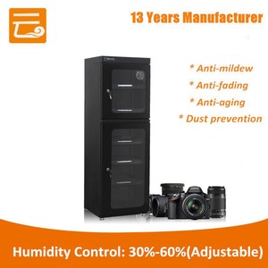 Thép không gỉ lưu trữ tủ cho ống kính máy ảnh với màn hình LCD hiển thị 3 Kệ kiểm soát độ ẩm (30%-60%)-110/220V 3-năm bảo hành - Product Image 5