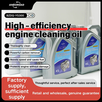 ANBOROAD Huile de Nettoyage Moteur Semi-Synthétique Haute Efficacité pour Élimination Puissante du Carbone et Protection Douce du Moteur, Pratique et Rapide