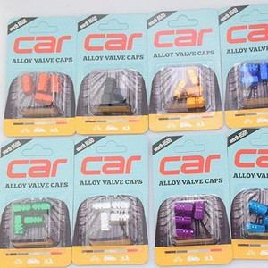 Tapas de válvula de aleación, juego colorido de 4 unidades para reemplazo de neumáticos de coche, estándar británico - Product Image 1