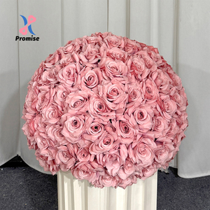 ลูกบอลดอกกุหลาบผ้าไหมเทียมขนาดใหญ่ แบรนด์ Large Promise ตกแต่งงานปาร์ตี้วันเกิด งานแฮนด์เมด สไตล์โมเดิร์น - Product Image 1