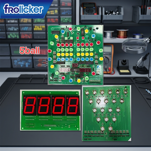 Oferta Especial: Set de PCB para Máquina de Pinball de 5 Bolas, Juego FRO para Adultos, Parque de Juegos Interior, Funciona con Monedas, Inglés, 110V/220V, Enchufe Estadounidense - Product Image 2