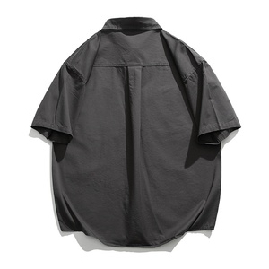 Camisa <span class=keywords><strong>de</strong></span> Manga Corta <span class=keywords><strong>de</strong></span> Algodón con Cuentas, Estilo Japonés Retro, <span class=keywords><strong>para</strong></span> Hombre, Informal, Versátil, <span class=keywords><strong>para</strong></span> Verano, <span class=keywords><strong>para</strong></span> <span class=keywords><strong>Adolescentes</strong></span> - Product Image 4