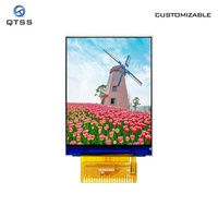 Modul LCD TFT QTSS Stabil 2 Inci Resolusi 320x240 Antarmuka MCU 8-bit ST7789T3 Jam Tangan Pintar Kontrol Industri -20~+70