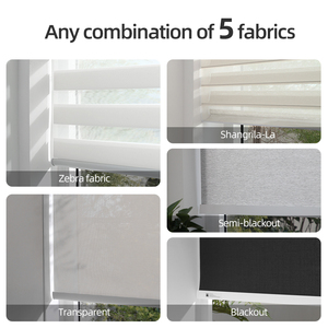 ZSTARR Meilleures ventes Shangrila La Zebra Tissu transparent Stores motorisés pour petites fenêtres Stores occultants à enroulement - Product Image 5