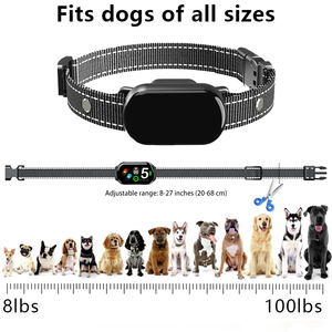 Collier anti-aboiement intelligent pour chien, collier d'entraînement et de contrôle, personnalisable, étanche, dispositif anti-aboiement pour chien - Product Image 6