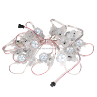 Guirlande lumineuse de Noël permanente SHIJI Manufacturer WS2818 RGB, 30 mm, IP67, étanche pour extérieur, source de lumière LED à points pixel