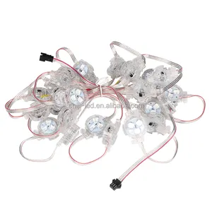 ws2818 rgbic permanent christmas lights 30mm rgb ip67 outdoor ip68 waterproof led pixel point light source
